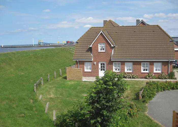 Direkt Am Deich - Ferienwohnung Amrum Im Gaestehaus Am Badedeich