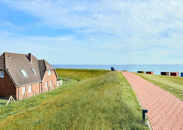 Direkt Am Deich - Ferienwohnung Amrum Im Gaestehaus Am Badedeich